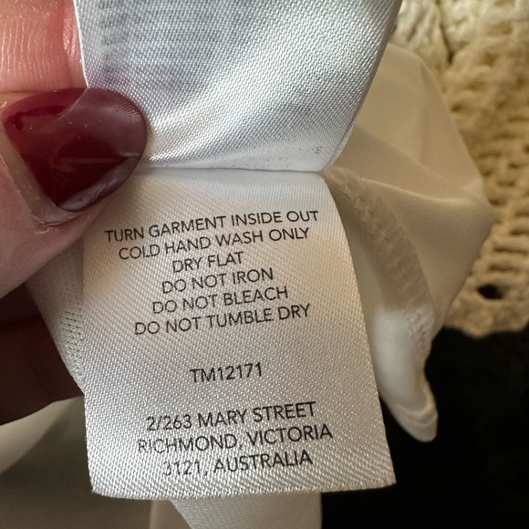 Tiger mist Braxton dress strapless crochet boho vacation beach size XS - Picture 7 of 11